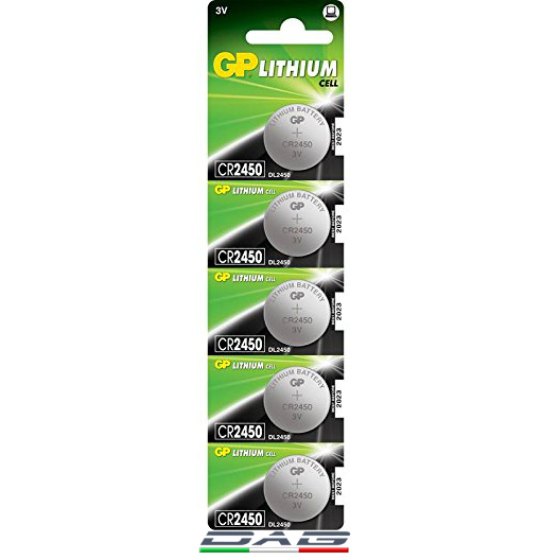 GB Batteria Lithium CR 2450